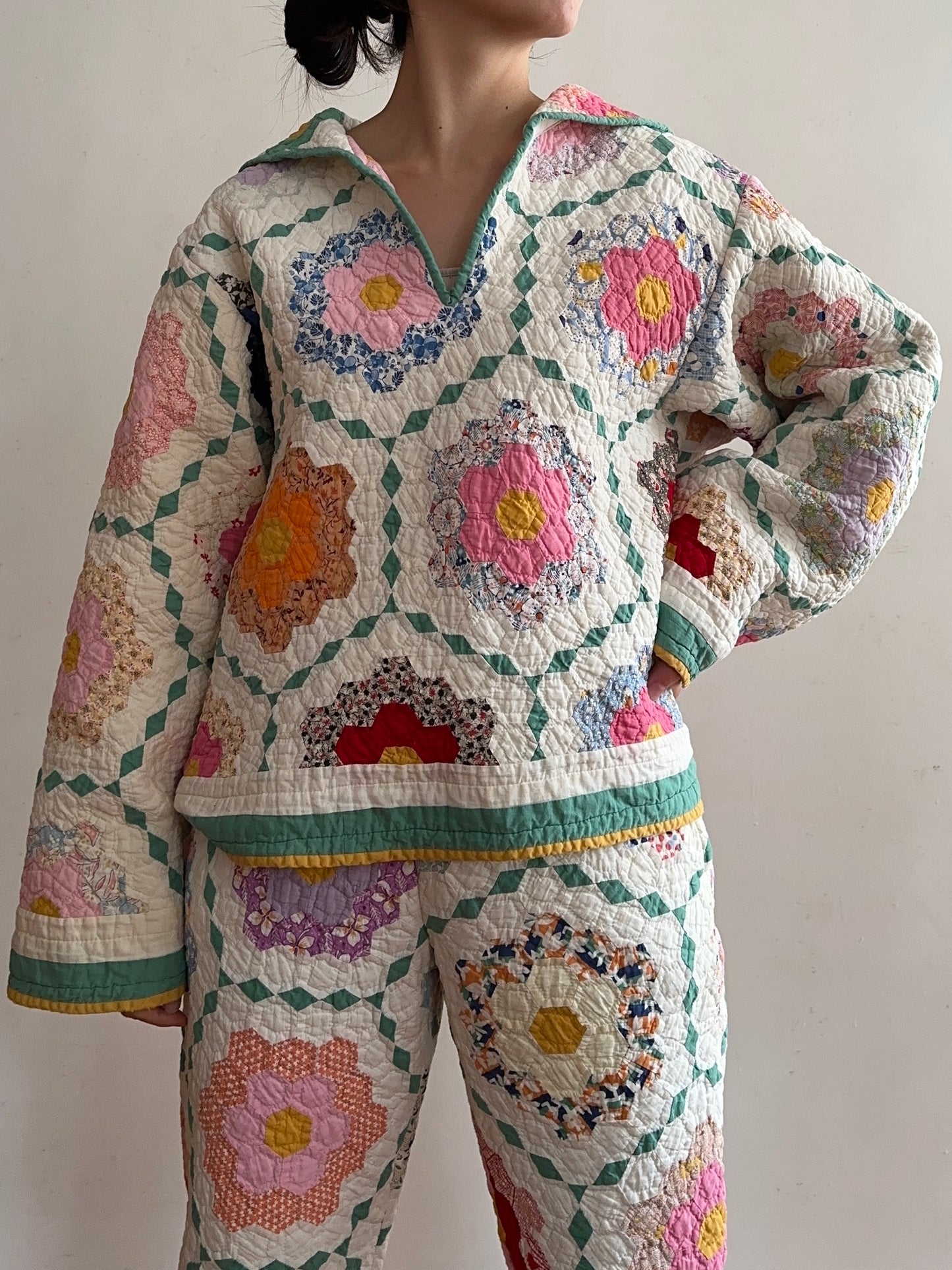 old quilt sailor shirt