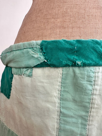 old quilt slim pants “boro”