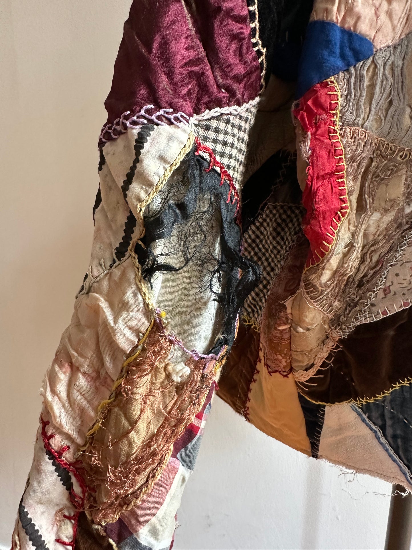 old quilt crazy parka