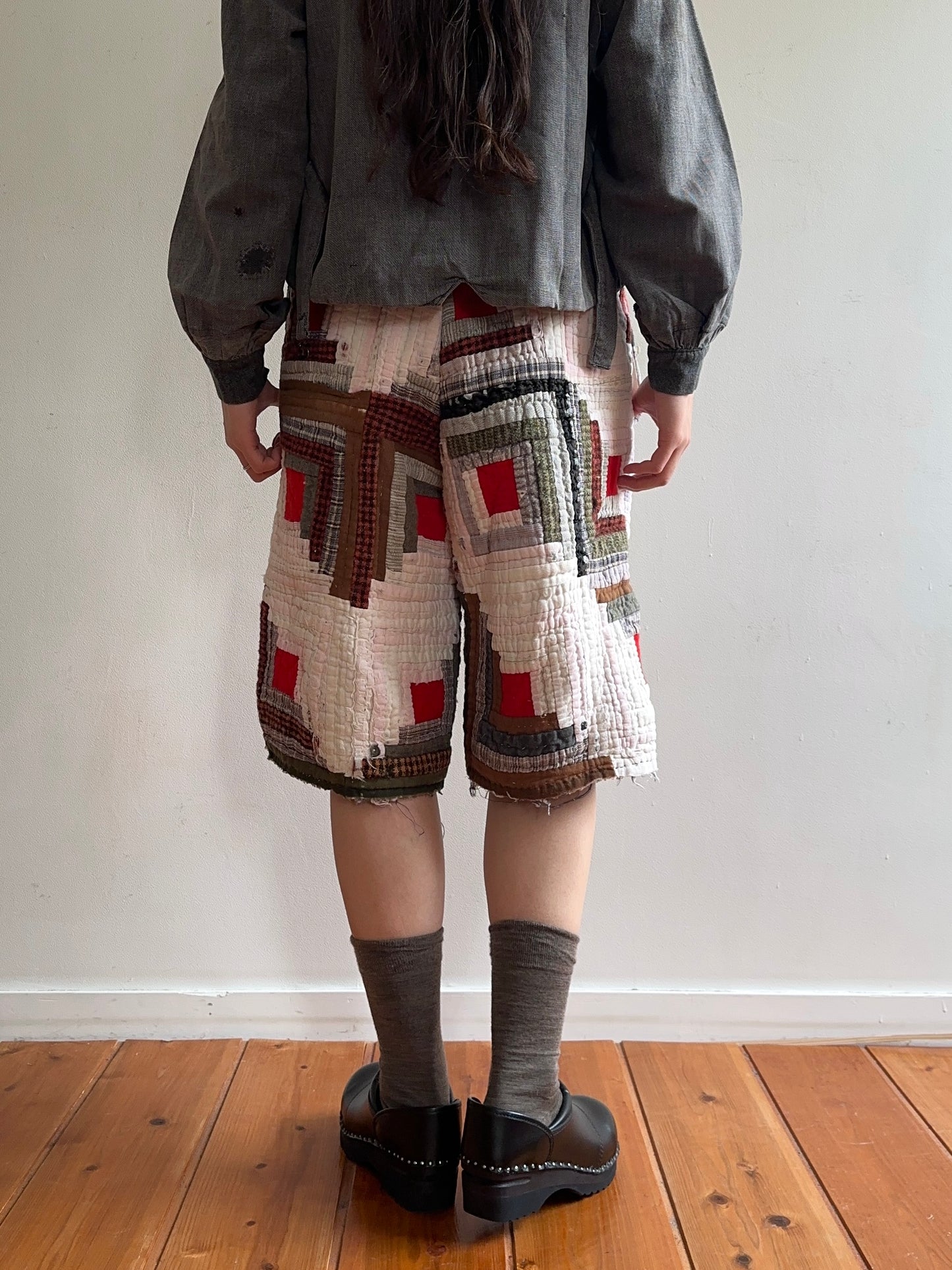 old quilt half pants