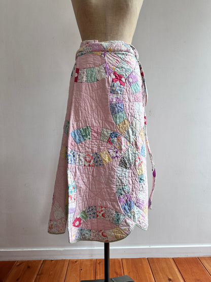 old quilt wrap skirt