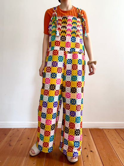 old coverlet huge overall