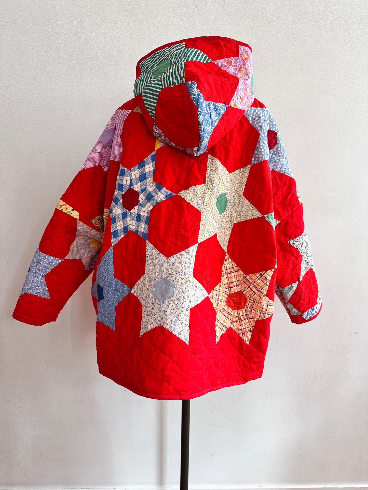 old quilt parka