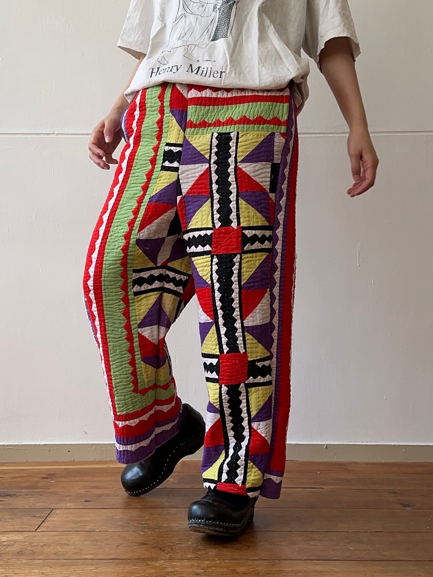 old quilt pants