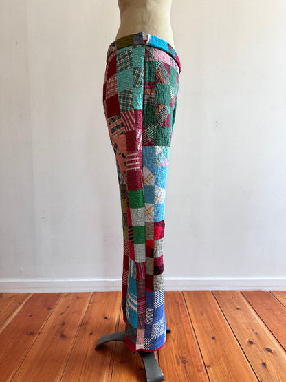 old quilt slim pants