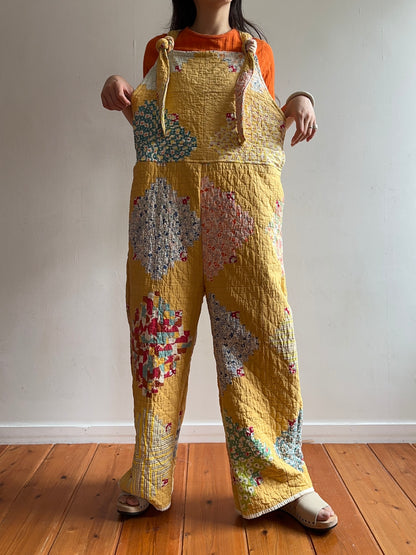 semi-antique quilt huge overall