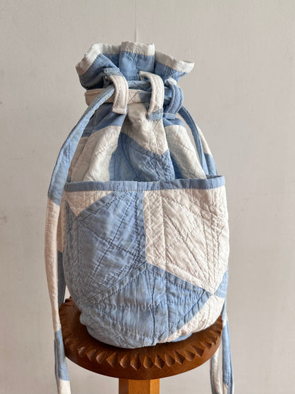 old quilt pocket bag