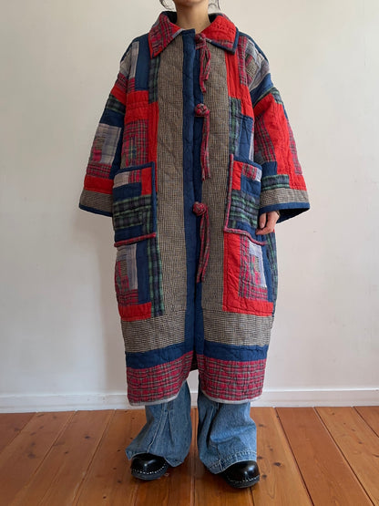 old quilt coat