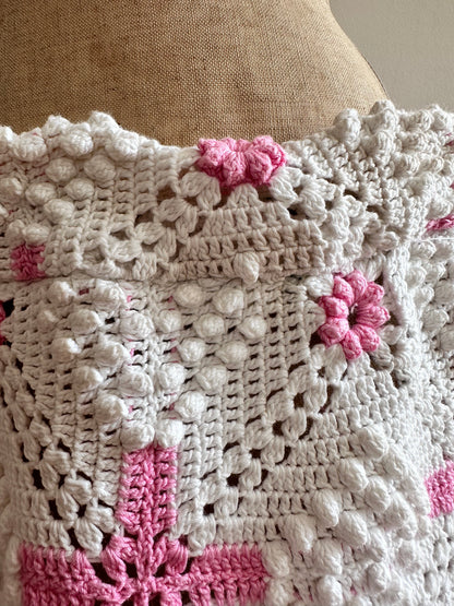 old crochet lace short pants