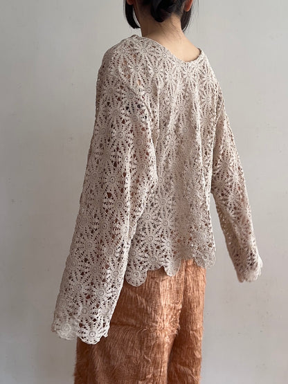 old crochet lace sailor shirts