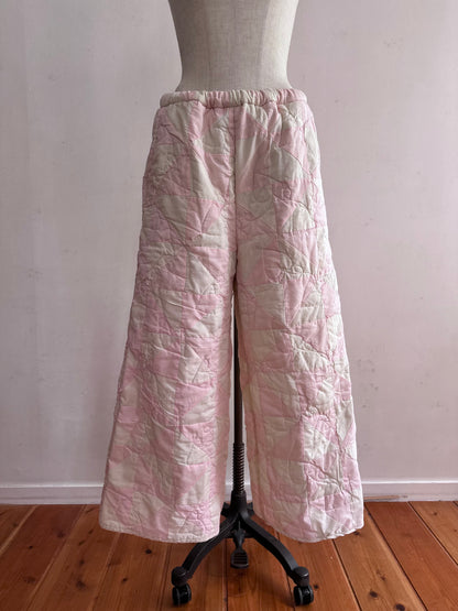 old quilt wide pants