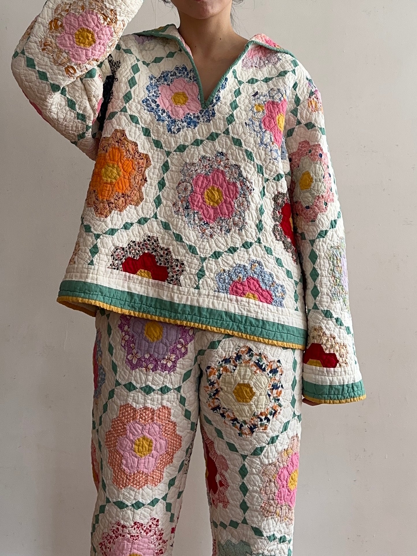 old quilt sailor shirt