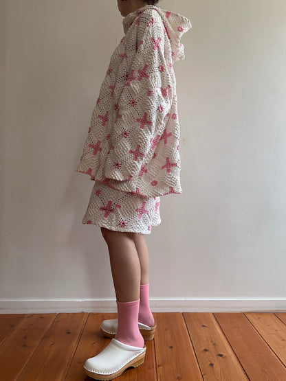 old crochet lace short pants