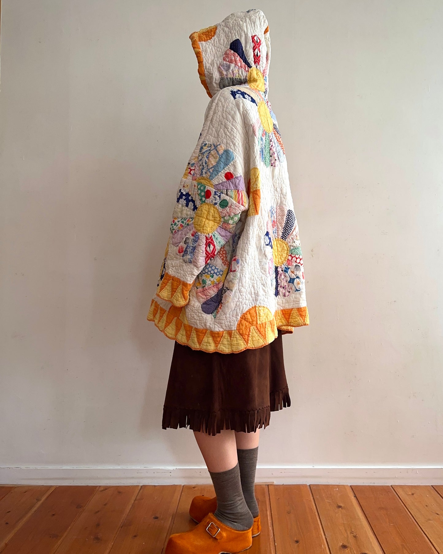 old quilt parka