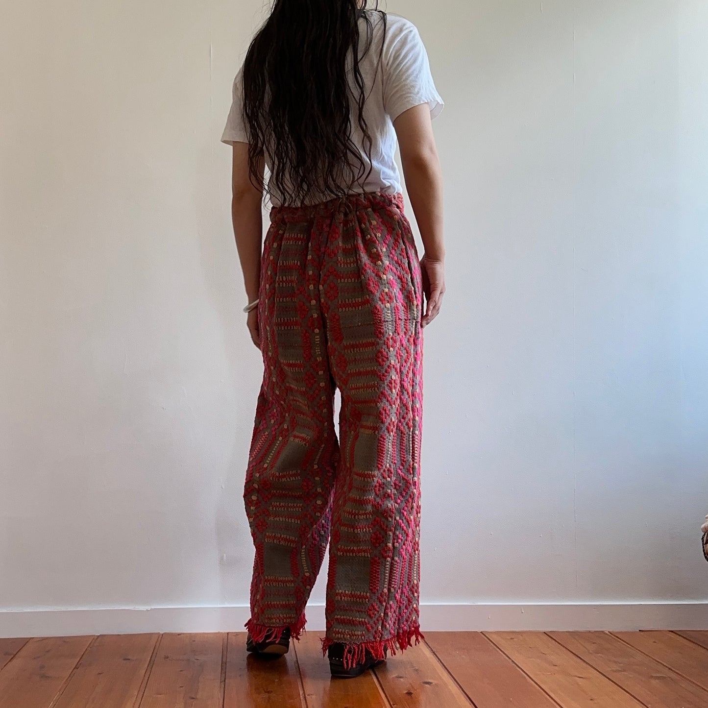 old coverlet tuck wide pants