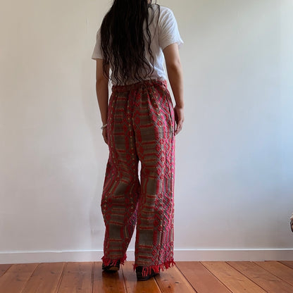 old coverlet tuck wide pants