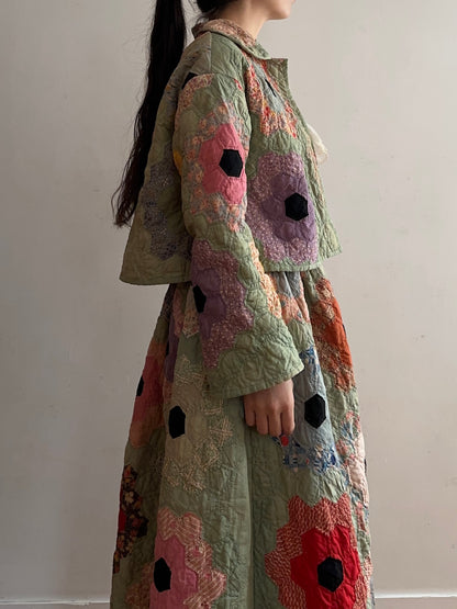 old quilt short jacket