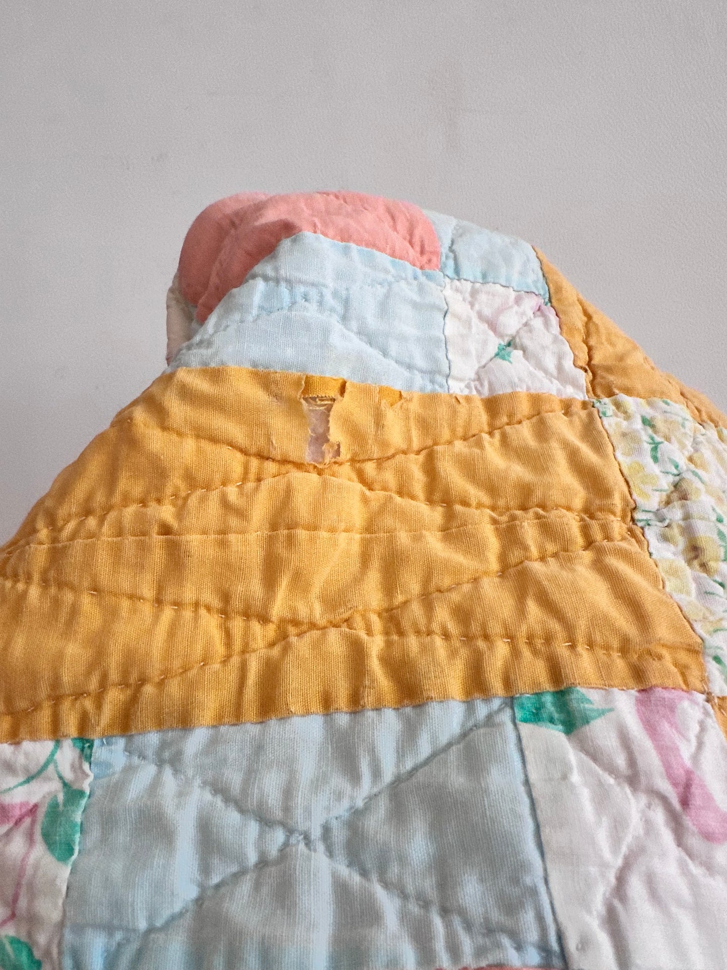 old quilt parka