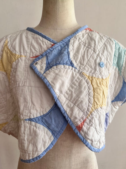 old quilt petal bolero
