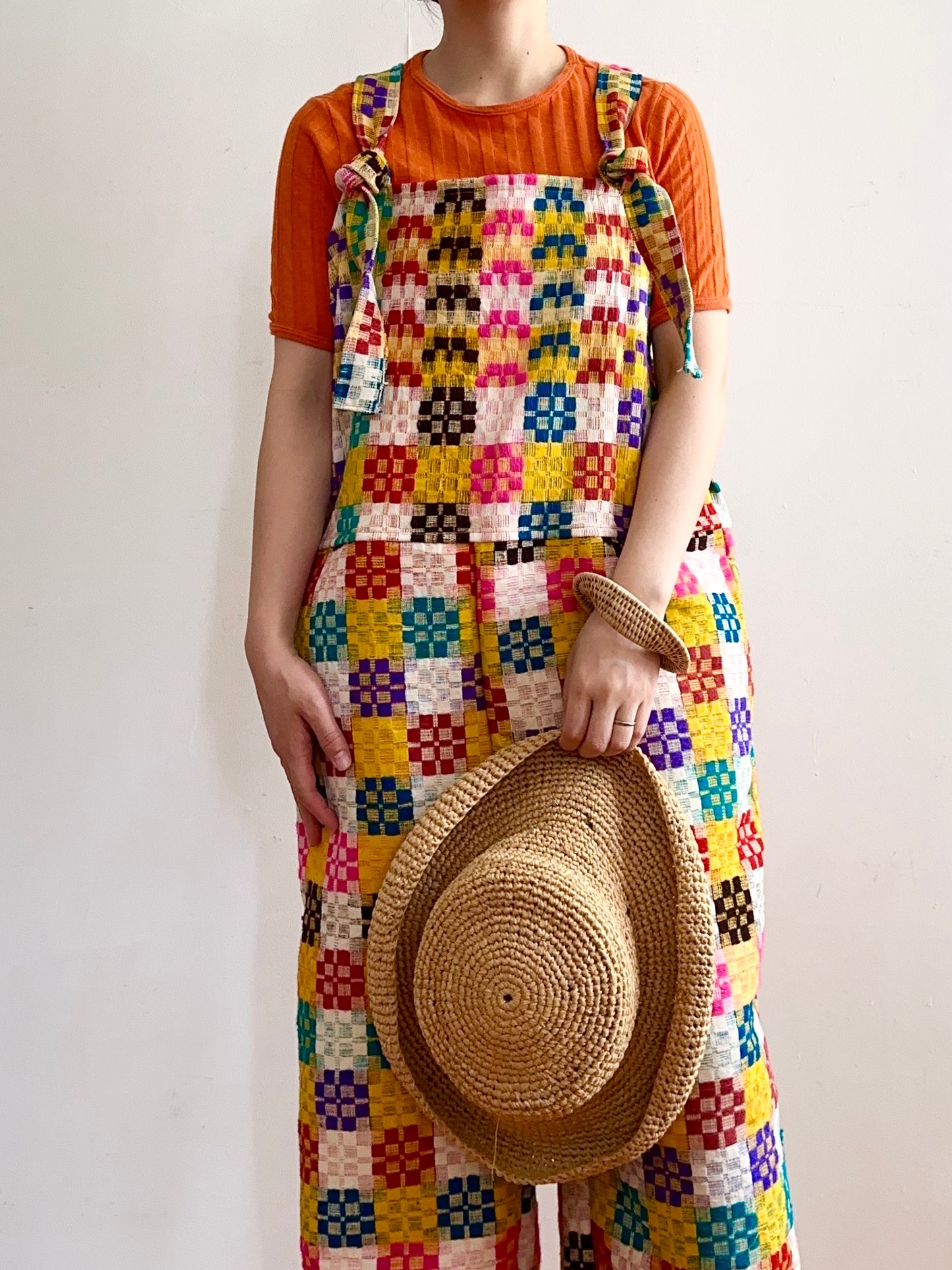 old coverlet huge overall