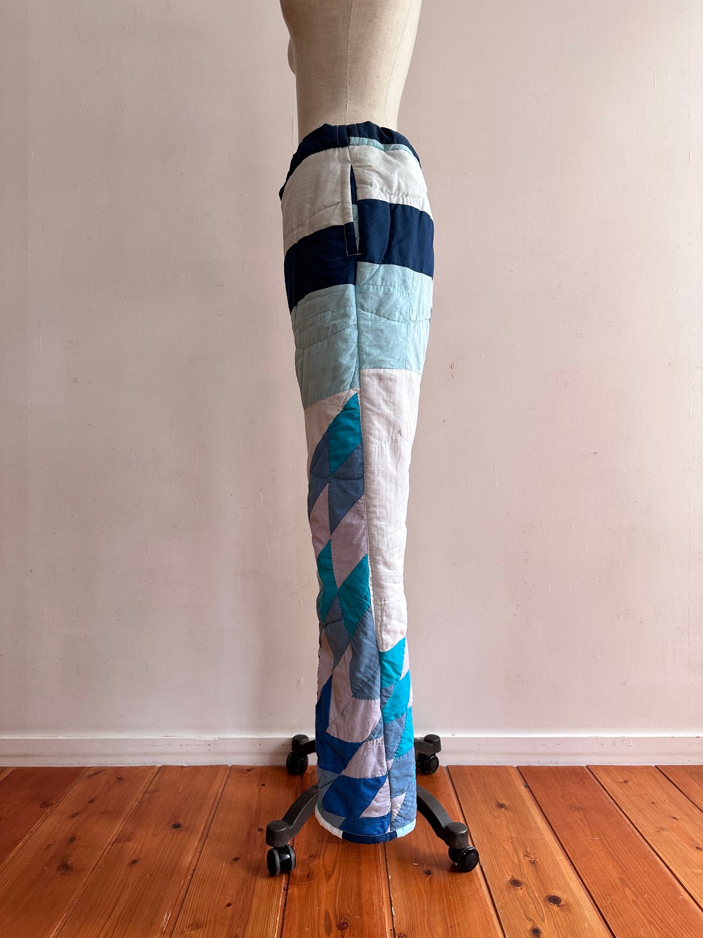 old quilt slim pants