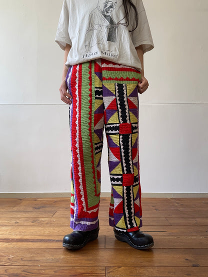 old quilt pants