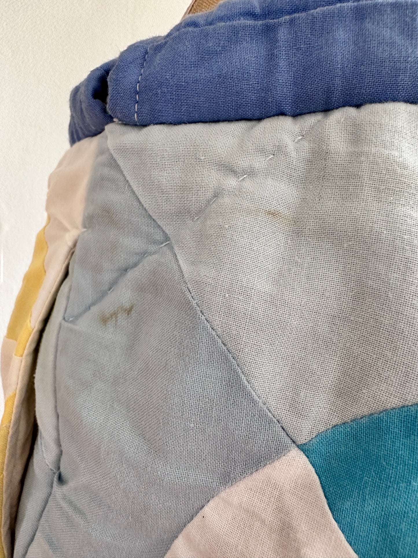 old quilt short pants