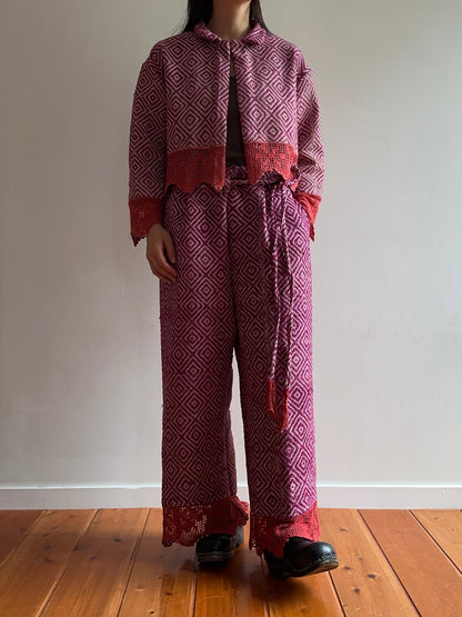 old coverlet wide pants