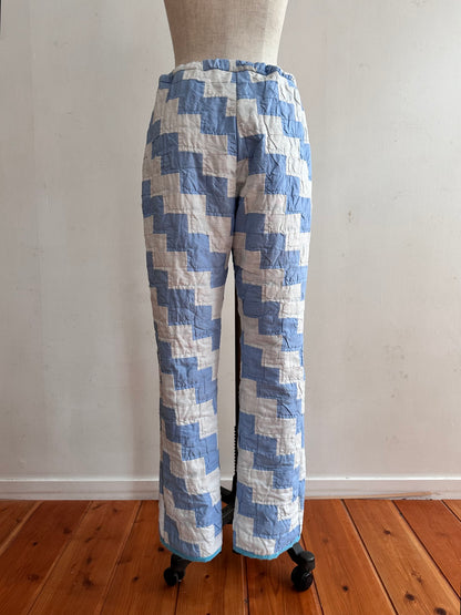 old quilt slim pants
