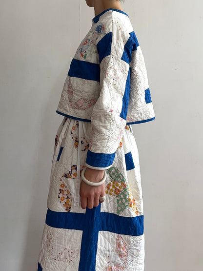 old quilt lantern tops