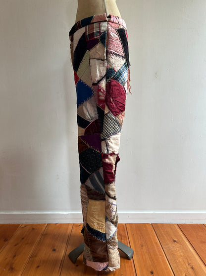 old quilt crazy slim pants