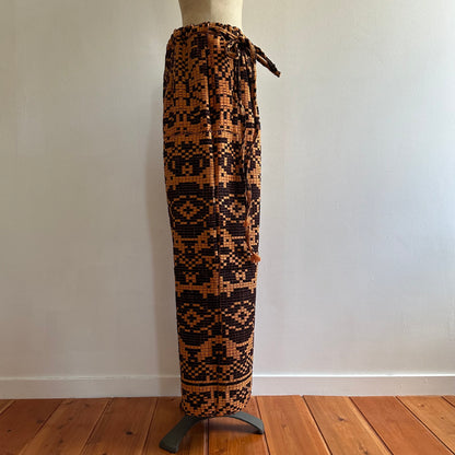 old coverlet tuck wide pants