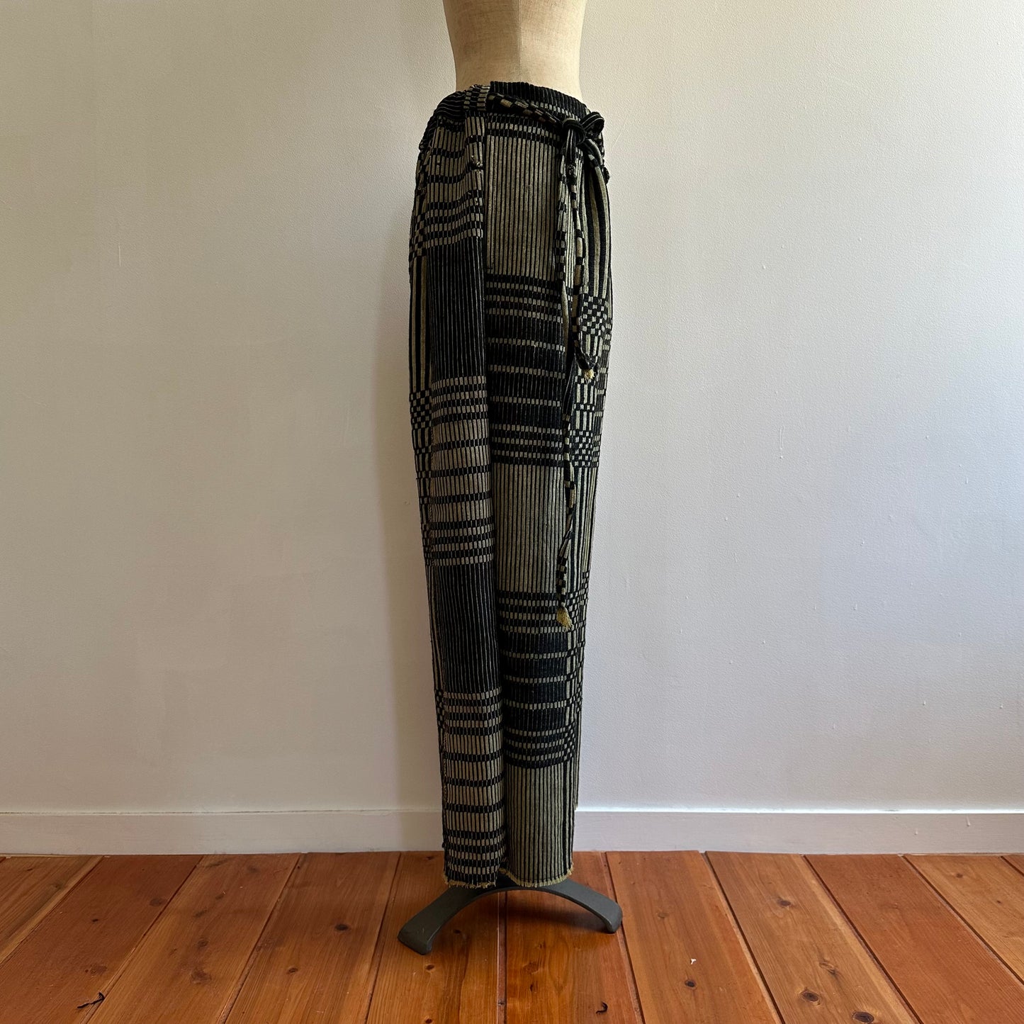 old coverlet tuck wide pants