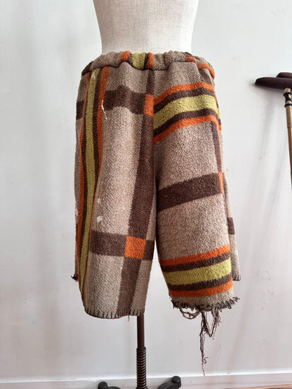 old blanket short pants