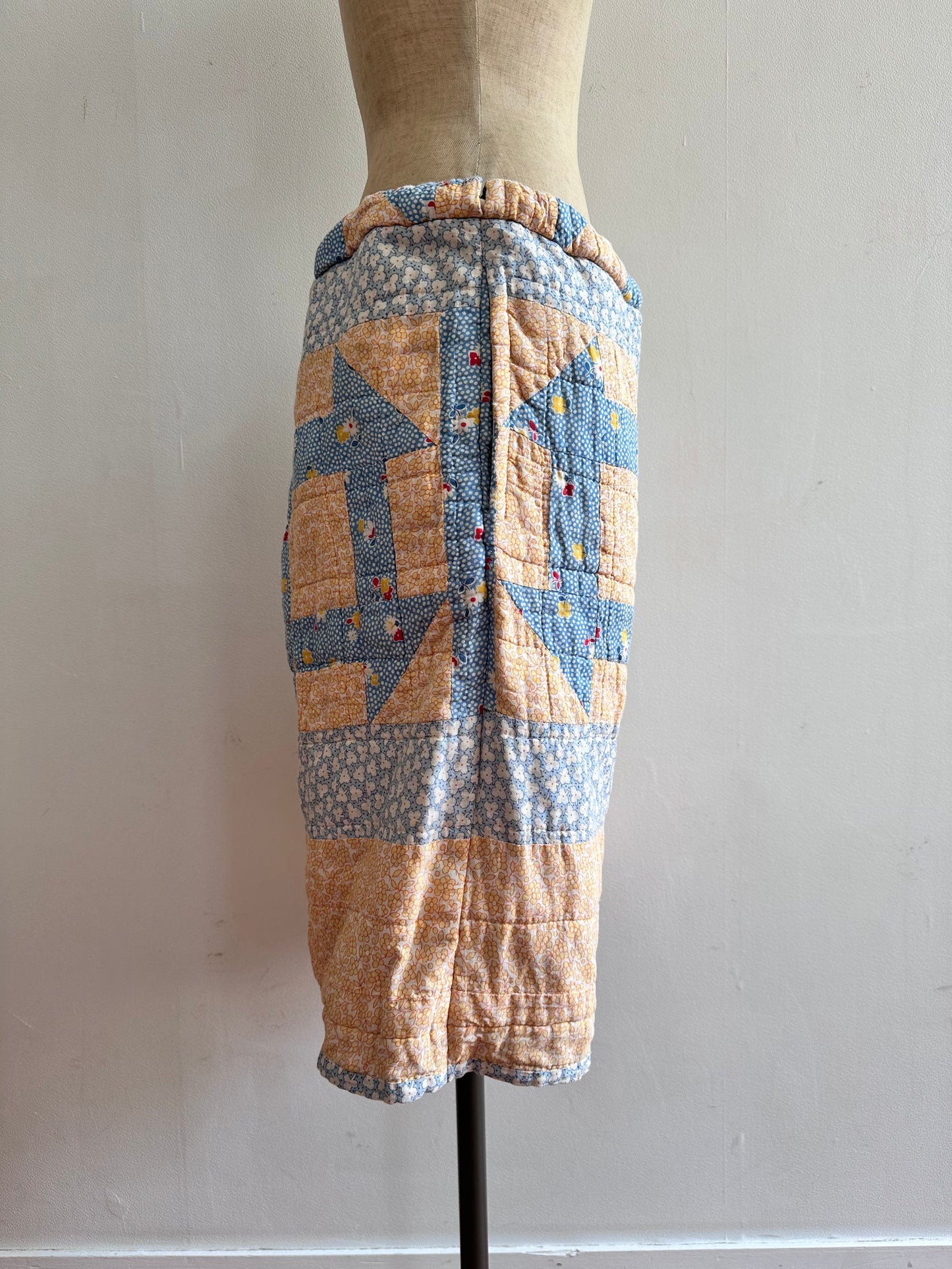 old quilt half pants