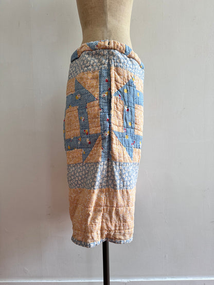 old quilt half pants