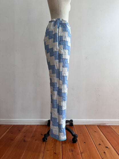 old quilt slim pants