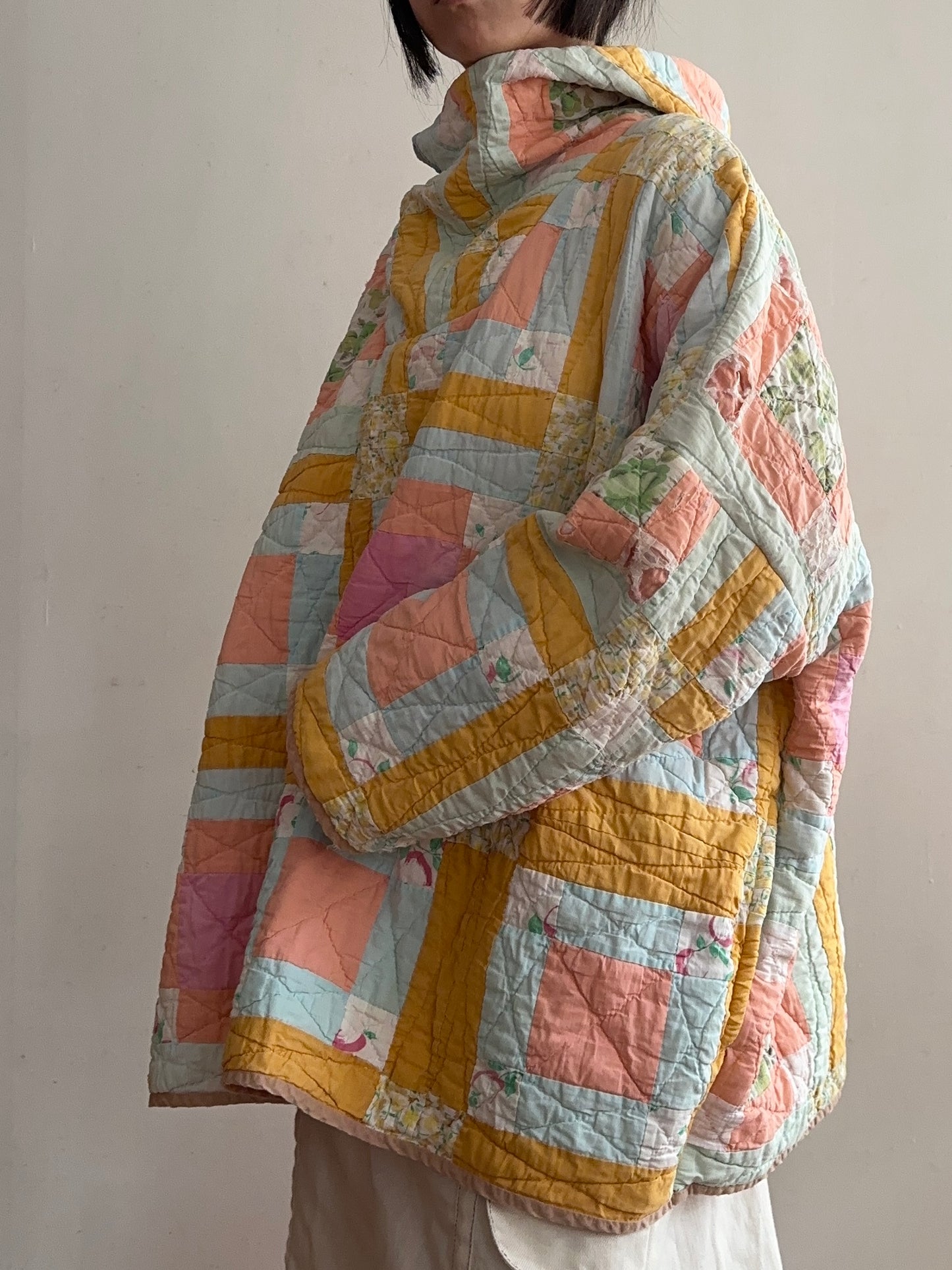 old quilt parka