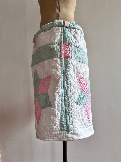 old quilt short pants