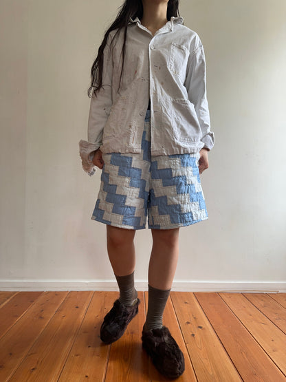 old quilt short pants