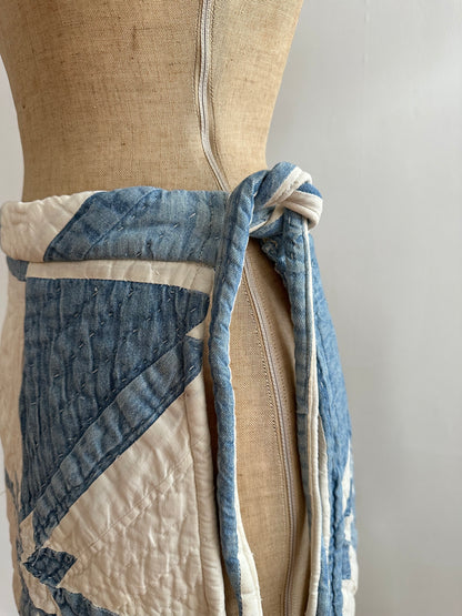 old quilt wrap skirt