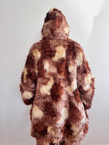 old fur parka / pudding