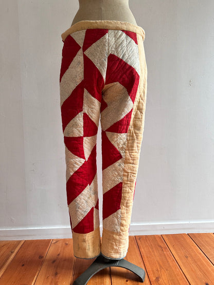antique quilt slim pants