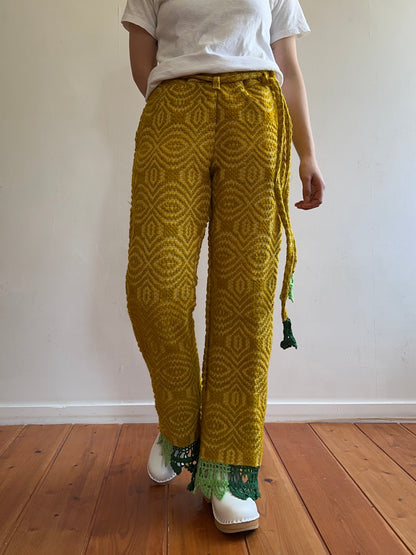old coverlet slim flare pants / gold
