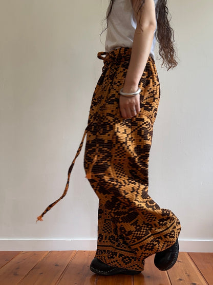 old coverlet tuck wide pants