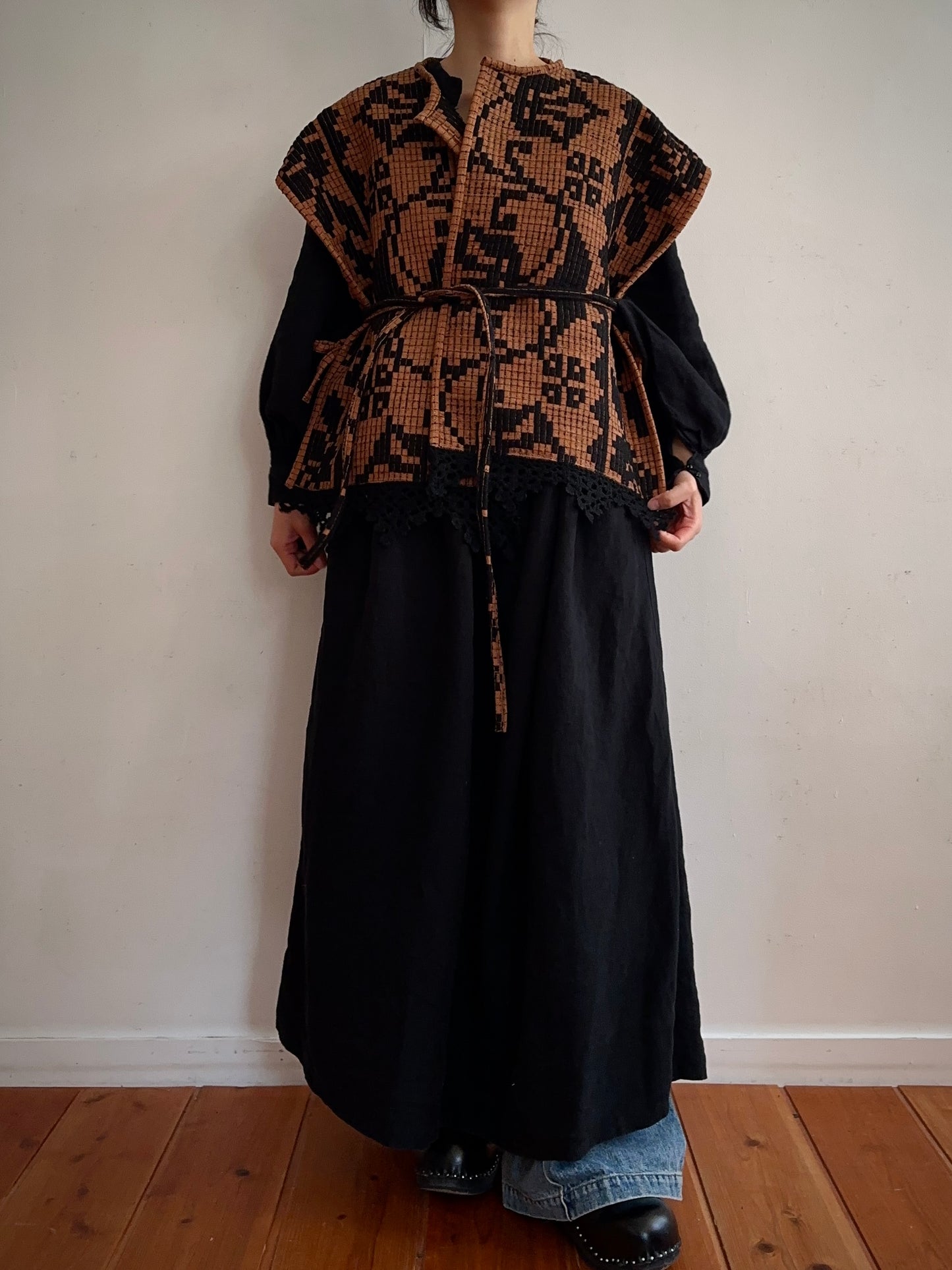 old coverlet wide vest