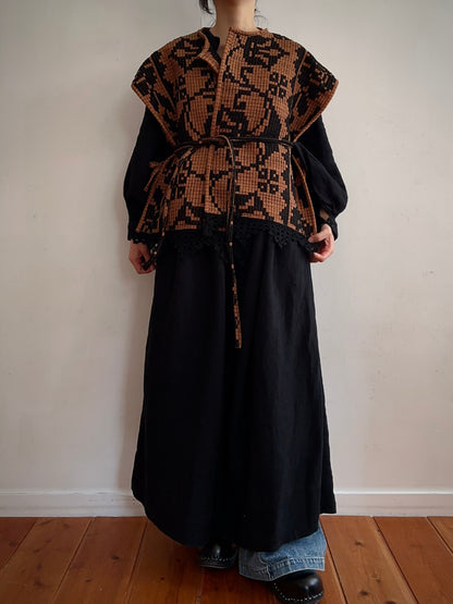 old coverlet wide vest