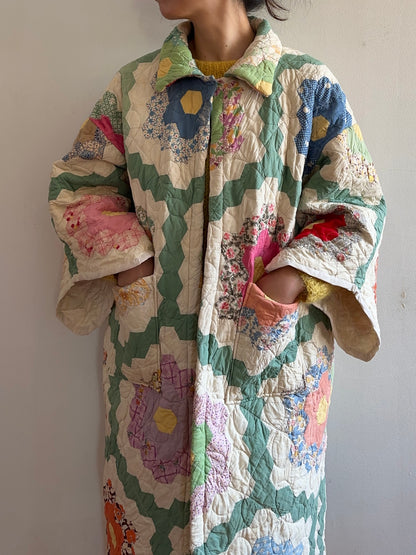 old quilt coat