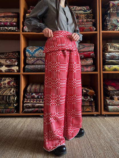 old coverlet tuck wide pants