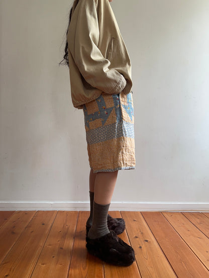 old quilt half pants